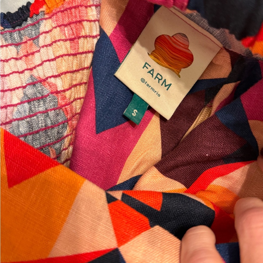 FARM Rio Multicolor Geometric Blouse - Picture 3 of 3